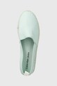 Calvin Klein Jeans espadryle PLATFORM ESPADRILLE ML BTW niebieski YW0YW01378