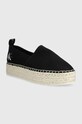 Еспадрилі Calvin Klein Jeans PLATFORM ESPADRILLE ML BTW YW0YW01378 чорний SS24