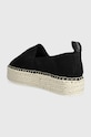 Obuwie Calvin Klein Jeans espadryle PLATFORM ESPADRILLE ML BTW YW0YW01378 czarny