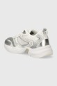 Obuwie Calvin Klein Jeans sneakersy RETRO TENNIS LOW LACE MH ML MR YW0YW01381 srebrny
