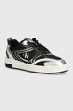 Calvin Klein Jeans sneakersy BASKET CUPSOLE LOW MIX ML MR tekstylny czarny YW0YW01386
