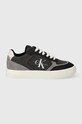 Calvin Klein Jeans sneakersy CLASSIC CUPSOLE LOW MIX ML BTW imitacja skóry licowej czarny YW0YW01390