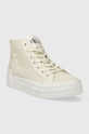 Високи кецове Calvin Klein Jeans BOLD VULC FLATF MID CS ML BTW YW0YW01392 бежов SS24