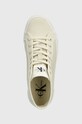 Кеди Calvin Klein Jeans BOLD VULC FLATF MID CS ML BTW бежевий YW0YW01392