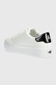 Obuwie Calvin Klein Jeans sneakersy BOLD VULC FLATF LACE LTH MET YW0YW01393 biały