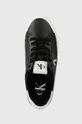 czarny Calvin Klein Jeans sneakersy BOLD VULC FLATF LACE LTH MET