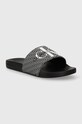 Cipők Calvin Klein Jeans papucs SLIDE AOP WN YW0YW01407 fekete