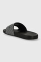 Calvin Klein Jeans papucs SLIDE AOP WN fekete YW0YW01407