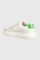 Încălțăminte Calvin Klein Jeans sneakers din piele CHUNKY CUPSOLE YW0YW01410 alb