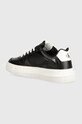 Obuwie Calvin Klein Jeans sneakersy skórzane CHUNKY CUPSOLE YW0YW01410 czarny