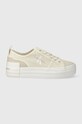 Calvin Klein Jeans tenisówki BOLD VULC FLATF LOW CS ML BTW Planet friendly beżowy YW0YW01412