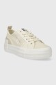 Calvin Klein Jeans tenisówki BOLD VULC FLATF LOW CS ML BTW YW0YW01412 beżowy SS24