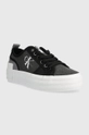 Tenisice Calvin Klein Jeans BOLD VULC FLATF LOW CS ML BTW crna