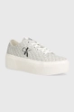 bianco Calvin Klein Jeans scarpe da ginnastica FLATFORM+ CUPSOLE LOW LACE CS MR Donna