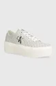 λευκό Πάνινα παπούτσια Calvin Klein Jeans FLATFORM+ CUPSOLE LOW LACE CS MR Γυναικεία