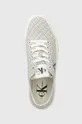 λευκό Πάνινα παπούτσια Calvin Klein Jeans FLATFORM+ CUPSOLE LOW LACE CS MR