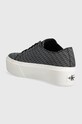 Обувь Кеды Calvin Klein Jeans FLATFORM+ CUPSOLE LOW LACE CS MR YW0YW01420 чёрный