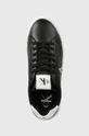 czarny Calvin Klein Jeans sneakersy BOLD PLATF LOW LACE LTH ML MET