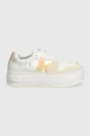 Calvin Klein Jeans sneakersy BOLD PLATF LOW LACE MIX NBS DC beżowy