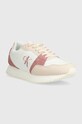 Кроссовки Calvin Klein Jeans RUNNER LOW LACE MIX ML BTW YW0YW01436 розовый SS24