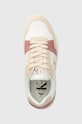 Calvin Klein Jeans sneakersy RUNNER LOW LACE MIX ML BTW różowy YW0YW01436