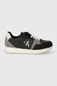 Кросівки Calvin Klein Jeans RUNNER LOW LACE MIX ML BTW синтетичний чорний YW0YW01436