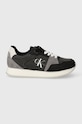Calvin Klein Jeans sneakers RUNNER LOW LACE MIX ML BTW sintetic negru YW0YW01436