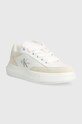 Tenisky Calvin Klein Jeans CHUNKY CUPSOLE LACE SKATER BTW YW0YW01452 béžová SS24