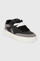 Кросівки Calvin Klein Jeans CHUNKY CUPSOLE LACE SKATER BTW YW0YW01452 чорний SS24