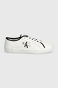 Calvin Klein Jeans tenisówki SKATER VULCANIZED LOW CS ML MR YW0YW01453 biały SS24