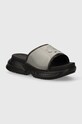 Calvin Klein Jeans klapki CHUNKY COMF SLIDE MG MR MET pozostałe czarny YW0YW01512