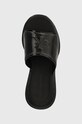 Calvin Klein Jeans klapki CHUNKY COMF SLIDE MG MR MET czarny YW0YW01512