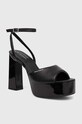 Armani Exchange sandały słupek czarny XDP052.XV841.00002