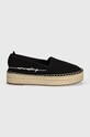 Armani Exchange espadrile XDS005.XV846.00002 negru SS24