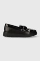 Geox mokasyny D ARLARA A platforma czarny D36LCA.0Y3HH.C9999