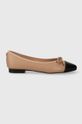 Μπαλαρίνες Steve Madden Ellison απομίμηση λείου δέρματος μπεζ SM11002818.166