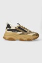 Tenisice Steve Madden Possession-E imitacija zrnate kože smeđa SM19000033.20C