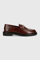 Kožené mokasíny Steve Madden Huddles SM11002911.206 hnědá SS24