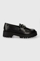 Steve Madden mocasini de piele Lando-CN piele negru SM11002936.017