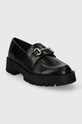 Steve Madden mocasini de piele Lando-CN SM11002936.017 negru SS24