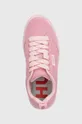 ροζ Σουέτ αθλητικά παπούτσια HUGO Lyssa