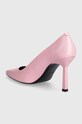 Încălțăminte HUGO stilettos de piele Katniss 50504354.664 roz