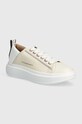 Alexander Smith sneakersy skórzane Wembley platforma beżowy ASAZWYW0003CWT