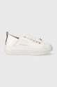 Alexander Smith sneakers din piele Wembley plată alb ASAZWYW0487TWT