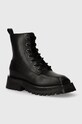 Кожаные полусапожки Dkny Farren без утепления чёрный K2438890.BLK