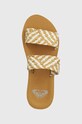 Шльопанці Roxy Porto бежевий ARJL101177