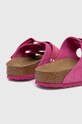 Semišové šľapky Birkenstock Uji ružová 1026497