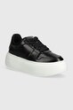 Marc O'Polo sneakers din piele platformă negru 40117043502134.990