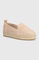 Semišové espadrilky Marc O'Polo semišová kůže béžová 40318323801305.715