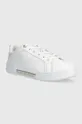 Δερμάτινα αθλητικά παπούτσια Tommy Hilfiger CHIQUE COURT SNEAKER λευκό